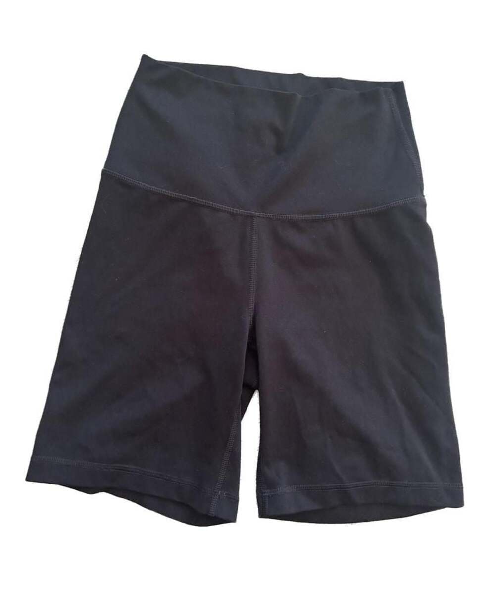 Yogalicious Women's High-Waisted Athletic Biker Shorts, Black